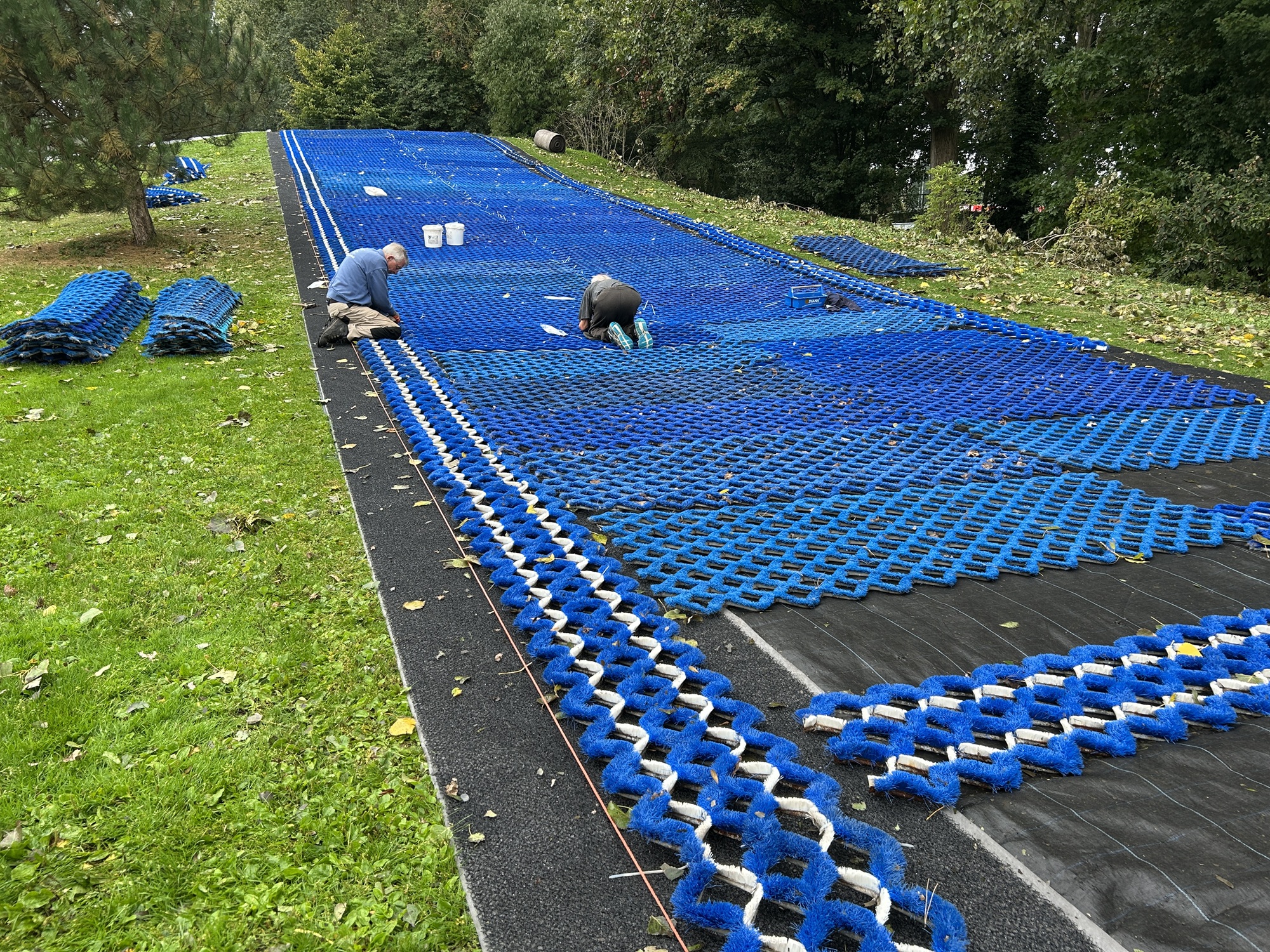 Voortvarende start baanleggen - update