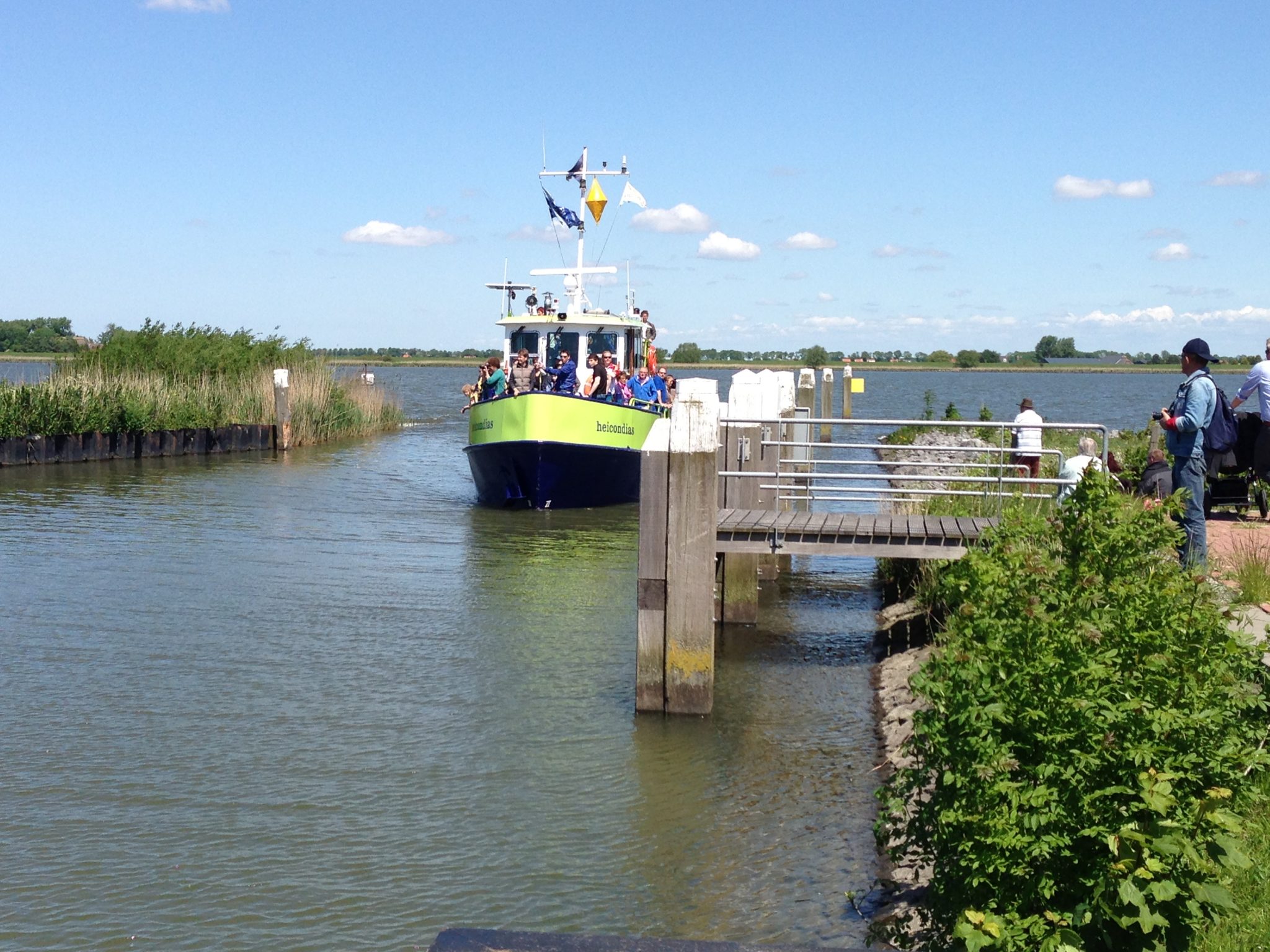 Wandelen op eiland Tiengemeten